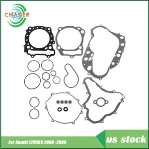 Complete Gasket Kit Top Bottom End Set for Suzuki LTR450 2006 2007 2008 2009 - Picture 1 of 12