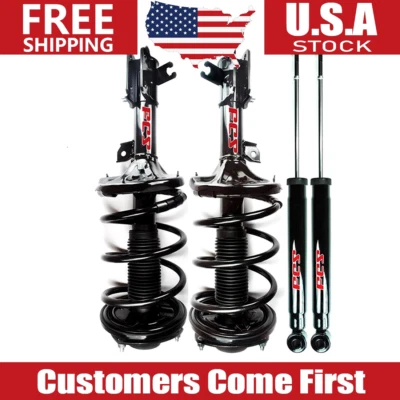 Juego de 4 piezas amortiguadores delanteros completos de puntal y trasero FCS para Hyundai Santa Fe 2001-2006 Foto 1 de 4