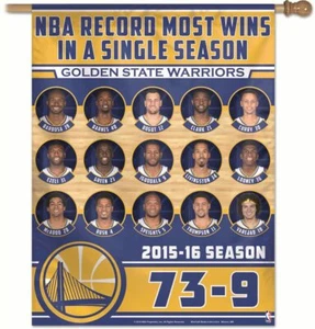 NBA Golden State Warriors Wincraft 2015-16 Season Players 27" x 37" Flag NEW! - Picture 1 of 1