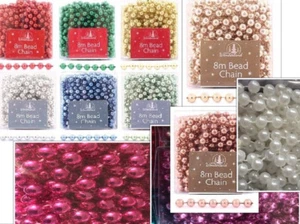 LUXUS WEIHNACHT PERLE GIRNE GLÄNZEND LATUTEL SAITE TISCHBAUMDEKORATION - Bild 1 von 9