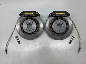 GENUINE LOTUS EXIGE ELISE S2 AP RACING 4 POT FRONT CALIPERS 308MM DISCS BBK - Picture 1 of 15