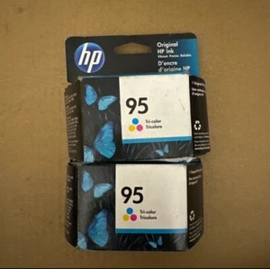 2 Pack HP OEM 95 Pack Two Lot Combo C8766WN Color Ink Sealed Box Exp 11-13 - Picture 1 of 1