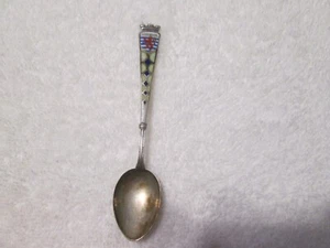 Vintage .800 Silver Enameled Luxemburg Souvenir Spoon - Picture 1 of 5