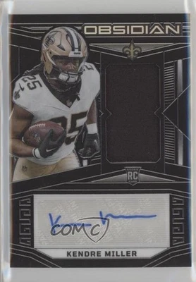 2023 Panini Obsidian Rookie Jersey Auto /199 Kendre Miller #208 Rookie Auto RC - Image 1 of 2