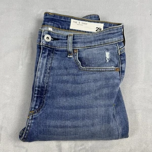 Rag & Bone Nina High-Rise Skinny Jeans Womens 29 Color West Marin - Picture 1 of 10