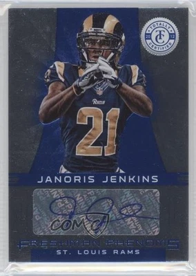 2012 Totally Certified Platinum Blue /99 Janoris Jenkins #135 Rookie Auto RC - Image 1 of 2