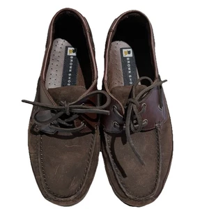 Men’s Shoes. Brand: Brown Shoe. Suede Loafer W/Ties. 8M. - Foto 1 di 10
