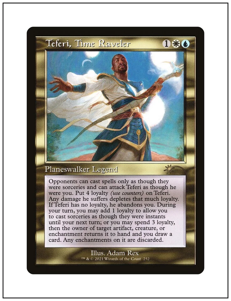 1x Teferi, Time Raveler, Secret Lair, Magic, MTG NM - Image 1 of 1