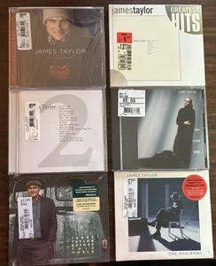6 James Taylor CD Lot. Alles versiegelt, brandneu: Greatest Hits, zu Weihnachten, etc... - Bild 1 von 2