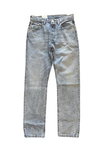 Levi's Premium 501 Original High Rise Organic Cotton Recycled Jeans Size 30x32 - Picture 1 of 13