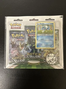 Pokemon TCG: XY Fates Collide Blister 3 pack- Froakie promo NFS - Picture 1 of 2