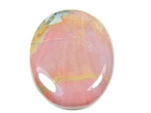 115Cts. Bloodstone Oval Healing Crytsal Cabochon Loose Gemstone 37X49X07MM - Picture 1 of 7