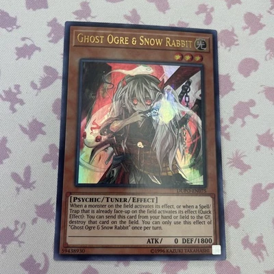 Yugioh Ghost Ogre & Snow Rabbit Dupo-En075 Rare NM Card More In Store - Image 1 of 3