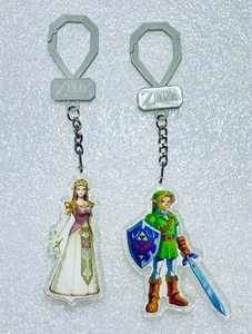Lote De 2 - Legend of Zelda Link & Zelda Mochila Amigos, Aprox 3" Llaveros - Imagen 1 de 2