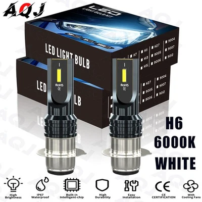 For Kawasaki Prairie 360 2003-13 H6 Xenon LED Hyper Headlight Bulbs Lights Bulb - Image 1 of 4