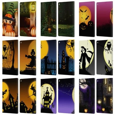 OFFICIAL SIMONE GATTERWE HALLOWEEN LEATHER BOOK WALLET CASE FOR AMAZON FIRE - Image 1 of 4