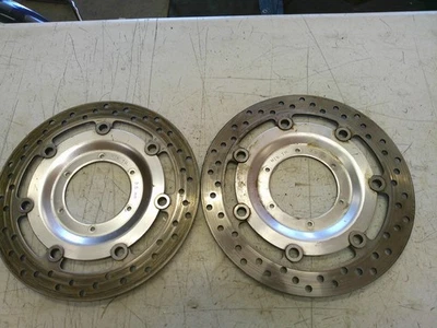 2002-2004 Honda vtx1800 front left right brake disc rotor set pair - Image 1 of 4