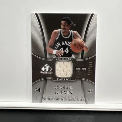 2006-07 SP Game Used George Gervin Jsy /100 Game Used Jersey - Image 1 of 2