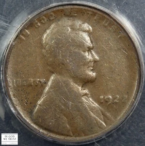 1922 Weak D Die#3 Lincoln Wheat Copper Cent 1C ANACS VG 08 - Picture 1 of 5