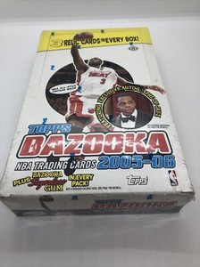 2005-06 Topps BAZOOKA Basketball Hobby Box Jay-Z Exclusive Autograph 3 Relics