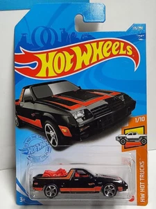 Hot Wheels #175 Main Hot Trucks Series #1 '82 Dodge Rampage (Blk)PGHK BENT/CREAS - Picture 1 of 7