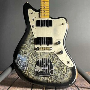 Fender Custom Shop LTD Custom Jazzmaster, Relic- Aged Black Paisley (8lbs 7oz) - Picture 1 of 19
