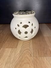PartyLite Linen Flowers Tealight Candle Holder PO172