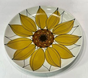Arabia of Finland Sonne Rose Blume HLA Hilkka Liisa Ahola 121/2" Platte - Bild 1 von 3