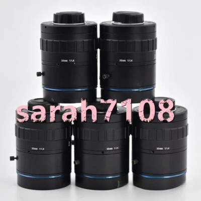 1PC USED U-TRON HF3514V-2 Prime focus industrial lens 35mm7 Fast By FedEx or DHL - Image 1 of 4