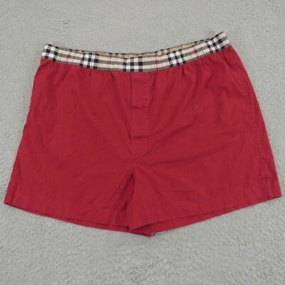 Pantalones Cortos Burberry Para Hombre Grandes Rojos Nova Cuadros Cuerpo Boxers Ropa de Dormir DE COLECCIÓN Foto 1 de 4