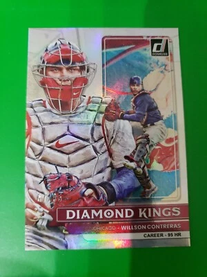 Willson Contreras 2022 Donruss Stat Line Diamond Kings 57/95 , #2 , Chicago Cubs - Image 1 of 4