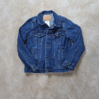 Levi's Denim Trucker Jacket Youth Medium blue Denim - Image 1 of 4