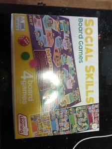 Social Skills Board Game (4 Games) Manners, Emotions, Friendship, Empathy NEW - Picture 1 of 2
