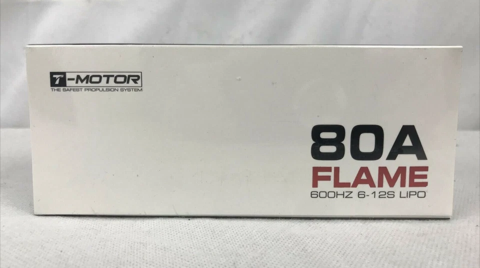 T-Motor 80A Flame Electronic Speed Controller For Brushless Motor 600HZ 6-12S NE - Image 1 of 4