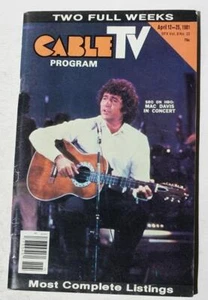 Mac Davis Concert Cable TV Program TV Guide April 12-25 1981 Ohio Advertising - - Picture 1 of 1