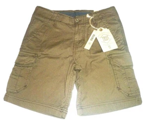 True Craft Boys Shorts Green Chino Stretch Adjustable Waist Knee Carpenter 8 - Picture 1 of 6