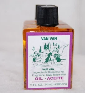 Van Van Magickal Oil (1) 4 DRM Bottle- Ritual Magic Santeria, Hoodoo, Wicca - Picture 1 of 4