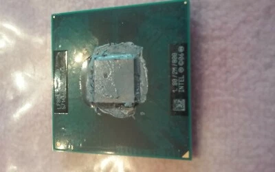 Intel Core 2 Duo Mobile 800 MHz 1.8 GHz CPU Processor T7100 SLA4A  - Image 1 of 2