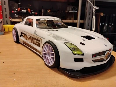 Tamiya 1/10 Mercedes-Benz Body Shell per Tt01/Tt02 - Immagine 1 di 4