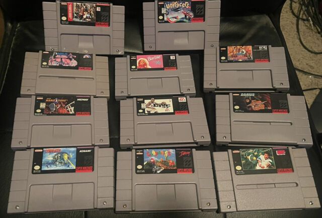 Lote De Jogos Recondicionado P/ Super Nintendo!!!!