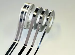 Auto Zierstreifen Deco-Stripe chrome 3 mm x 10 m Tuning Styling Motorsport Motor - Bild 1 von 1