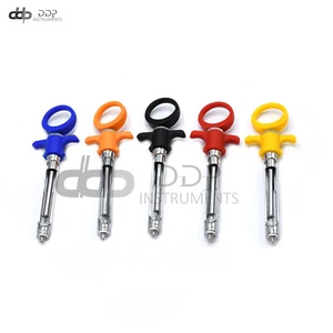 Dental Anesthetic Self Aspirating Syringes 1.8ml Auto Passive Syringe Set of 5 - Picture 1 of 3