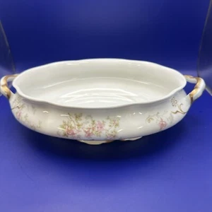 Oval Vegetable Dish OP Co. Syracuse China #50204 Two Handle RARE FIND Late 1800s - Picture 1 of 13