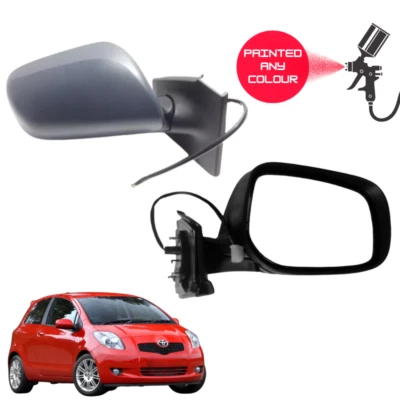 Espejo retrovisor de puerta pintado lado derecho eléctrico para Toyota Yaris 2006-2011 Foto 1 de 4