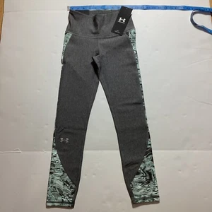 Under Armour Damen XS HeatGear Kompression hochrise knöchelnahe grau/meeresschaumig - Bild 1 von 7