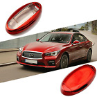 Red Full Cover Sealed Smart Key Fob Case Shell Cap For Nissan GT-R Infiniti Q50