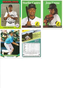2019 Topps Archives Miami Marlins Team Set w/ Snapshots & TM (5) - Picture 1 of 1