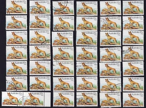 1980 20c DOG DINGO Australia x 42 Used - Picture 1 of 2