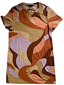 Sanctuary Reveal T-Shirt Dress in Multicolor Size L - Picture 1 of 3