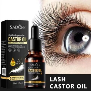SADOER Eyelash Castor Oil For Thick Eyelashes Around Eyes The D0V5 - Picture 1 of 17
